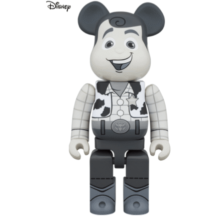 BE@RBRICK WOODY B&W Ver. 1000%